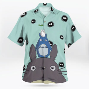 Anime Totoro Soot Sprites Hawaiian Shirt