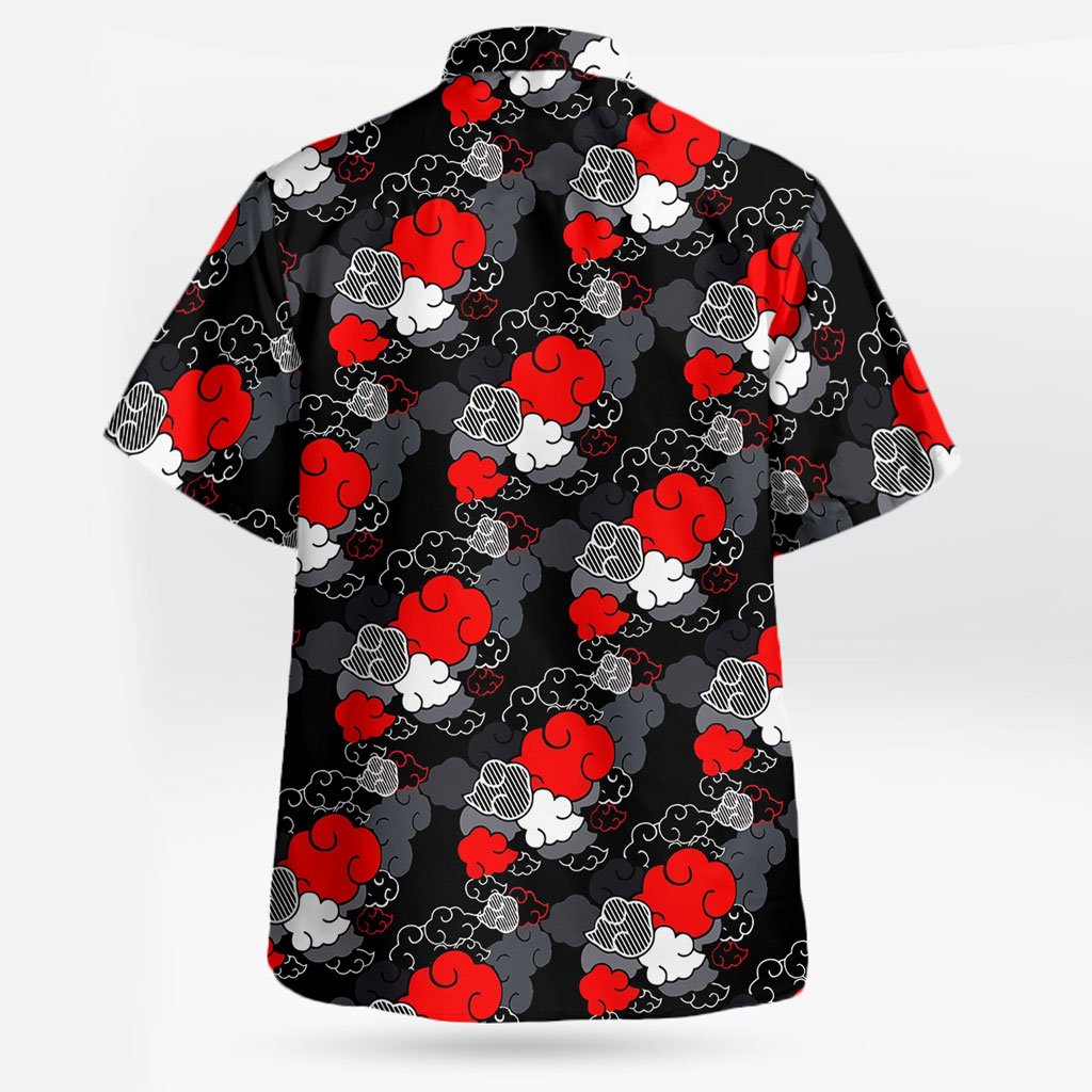 Akatsuki Pattern Hawaiian Shirt 2
