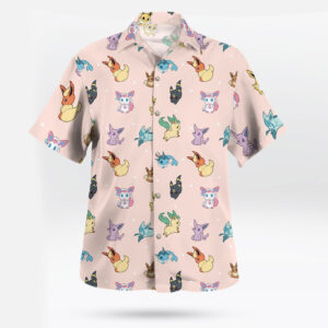 All Eevee Evolutions​ Men's Pokemon Hawaiian Shirt