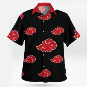 Aloha Naruto Akatsuki Cloud Hawaiian Shirt