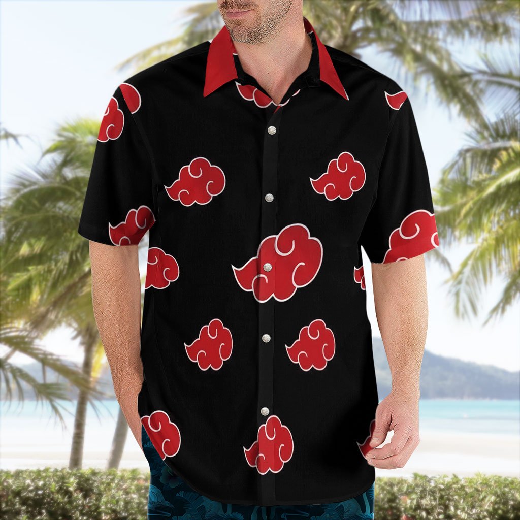 Aloha Naruto Akatsuki Cloud Hawaiian Shirt 2
