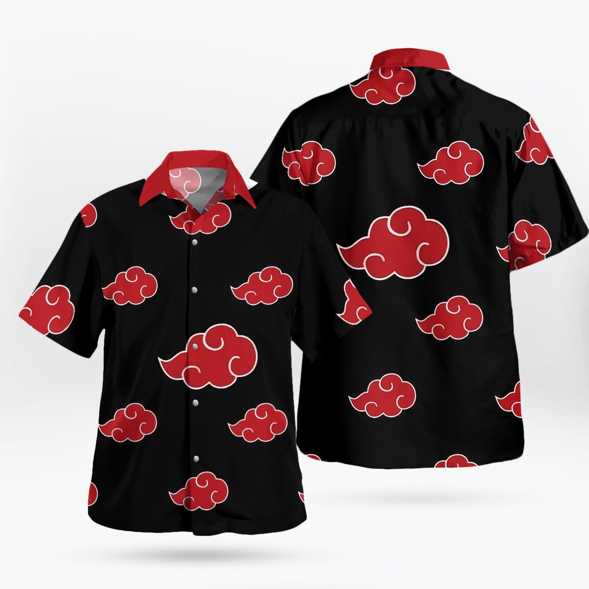 Aloha Naruto Akatsuki Cloud Hawaiian Shirt 3