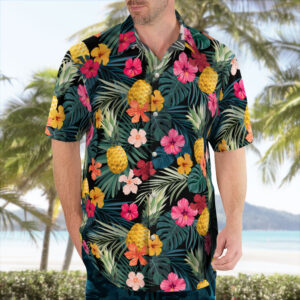 Aloha Tropical Pineapple Hawaiian Shirt – Vibrant Summer Island Style