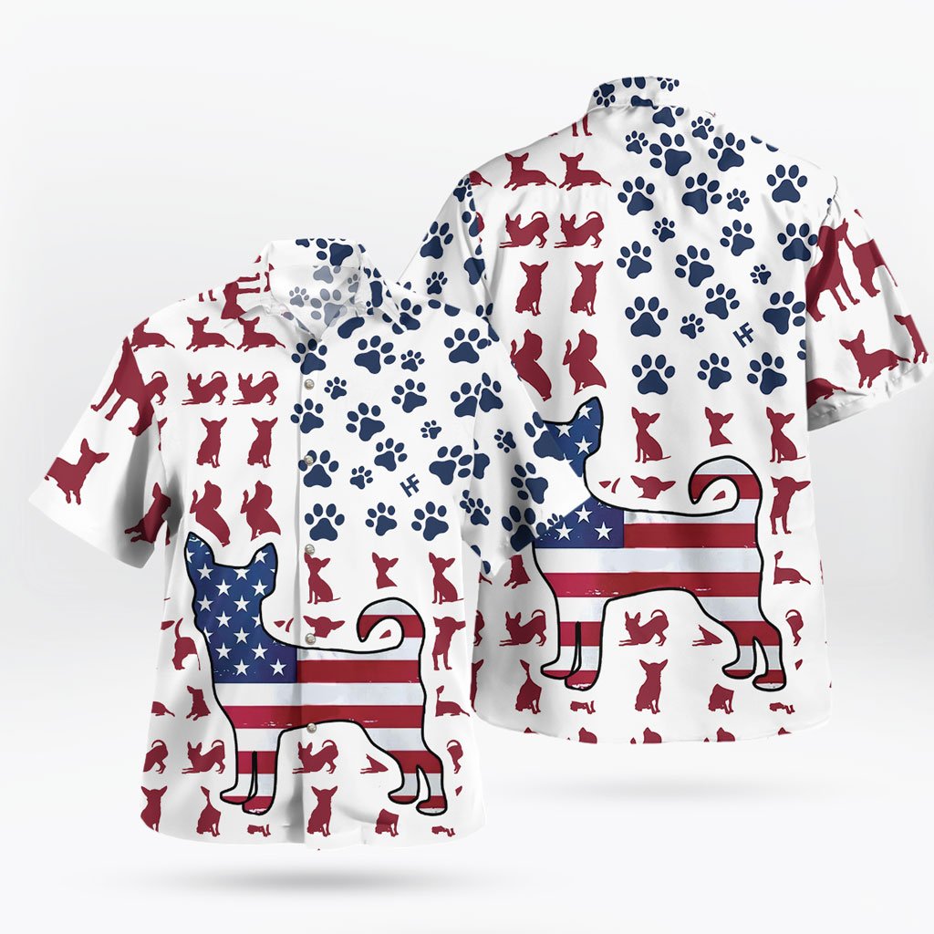 American Dogs Hawaiian Shirt 3