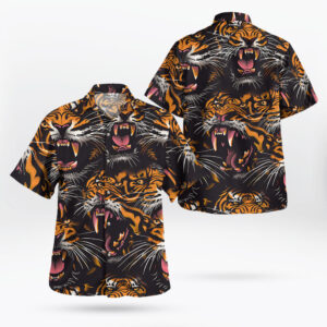 Angry Tigers Hawaiian Shirt – Fierce Jungle Vibes