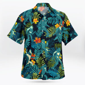 Tropical Sasquatch & Bigfoot Hawaiian Shirts