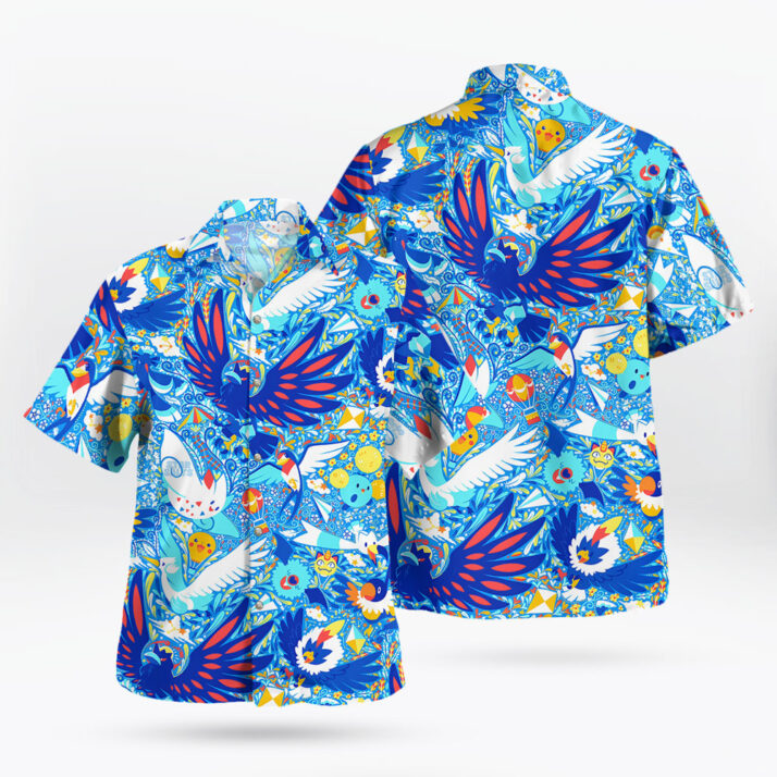 Bird Pokemon Hawaiian Shirt Tropical Breeze Edition