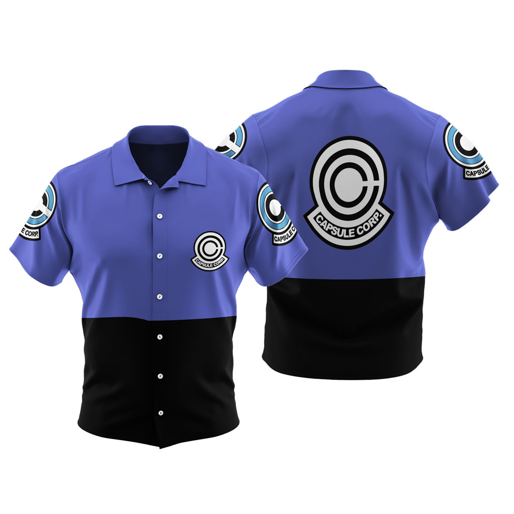 Capsule Corp DBZ Collared Shirt