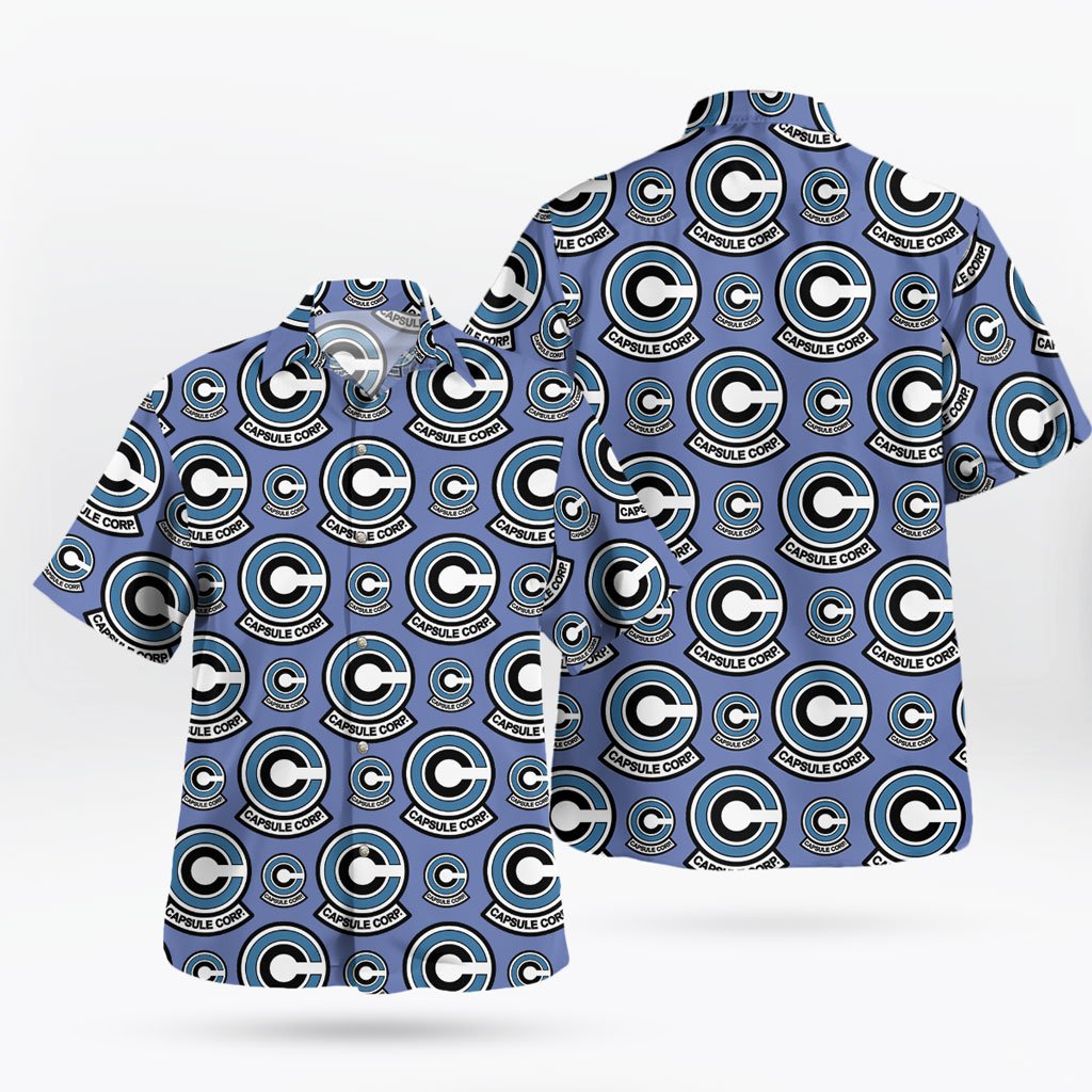 Capsule Corp Logo Hawaiian Shirt Mens for Sale 6 Capsule Corp Logo Hawaiian Shirt Mens