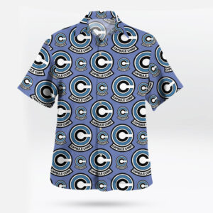 Capsule Corp Logo Hawaiian Shirt Mens