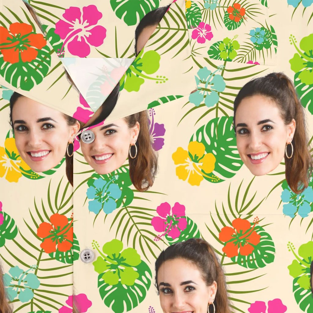 Custom Photo Hawaiian Shirt – Personalized Aloha Wear for Men & Women