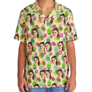 Custom Photo Hawaiian Shirt – Personalized Aloha Wear for Men & Women