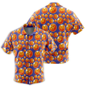 Dragon Balls DBZ Mens Hawaiian Shirt