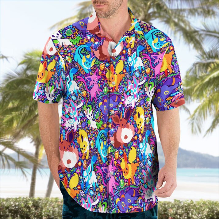 Eevee Evolutions Hawaiian Shirt