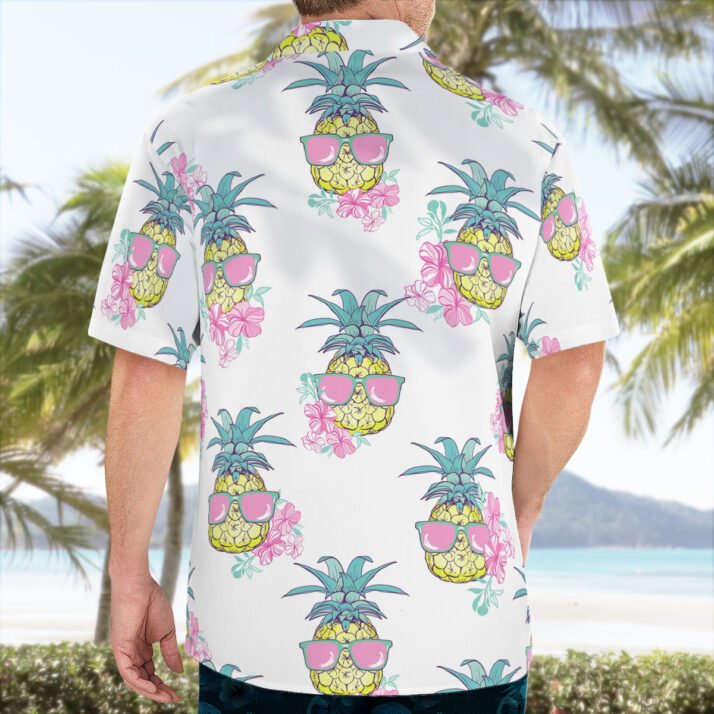 Funny Pineapple Sunglasses Hawaiian Shirt