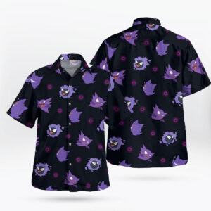 Gengar Evolution Hawaiian Shirt