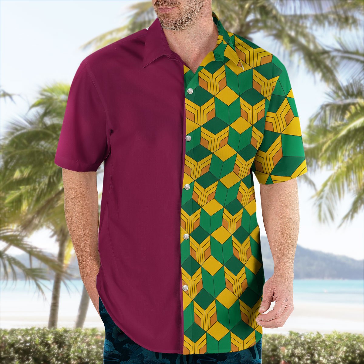 Giyu Tomioka Demon Slayer Hawaiian Shirt