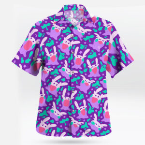 Goomy Pattern Hawaiian Shirt – Soft Dragon Vibes for Summer