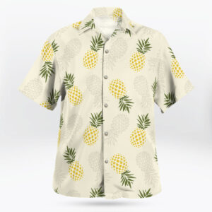 Heart-Shaped Pineapple Hawaiian Shirt