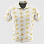 Luffy Hat Logo Hawaiian Shirt Button-up