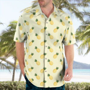 Mini Pineapple Pattern Hawaiian Shirt