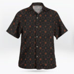 Minimal Dragon Ball Z Character Hawaiian Shirt – Dark Base Style