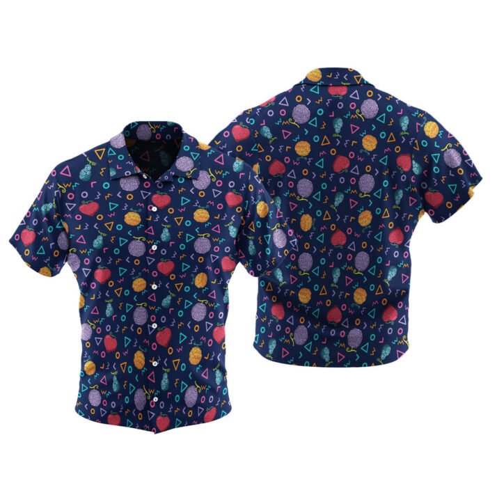 One Piece Devil Fruit Types Short Sleeve Shirt
