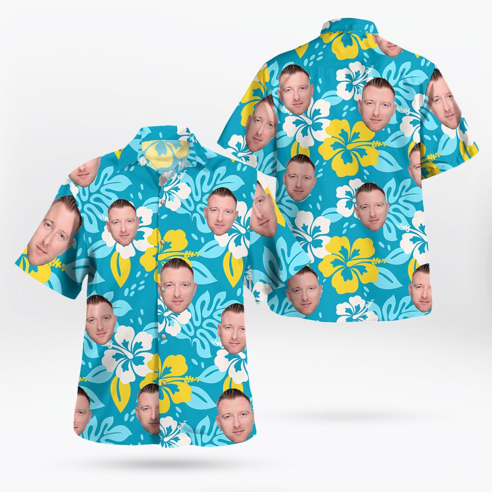 Personalized Hawaiian Shirt – Tropical Floral Aloha Beach Shirt Unisex 2