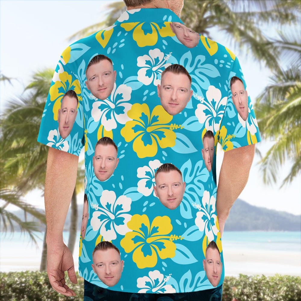 Personalized Hawaiian Shirt – Tropical Floral Aloha Beach Shirt Unisex 3