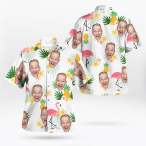 Personalized Hawaiian Shirt – Tropical Floral Aloha Beach Shirt Unisex