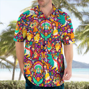 Pokemon Dia de los Muertos Hawaiian Shirt