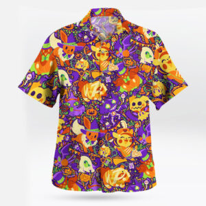 Pokemon Halloween Party Shirt – Eevee Pikachu Mimikyu Design
