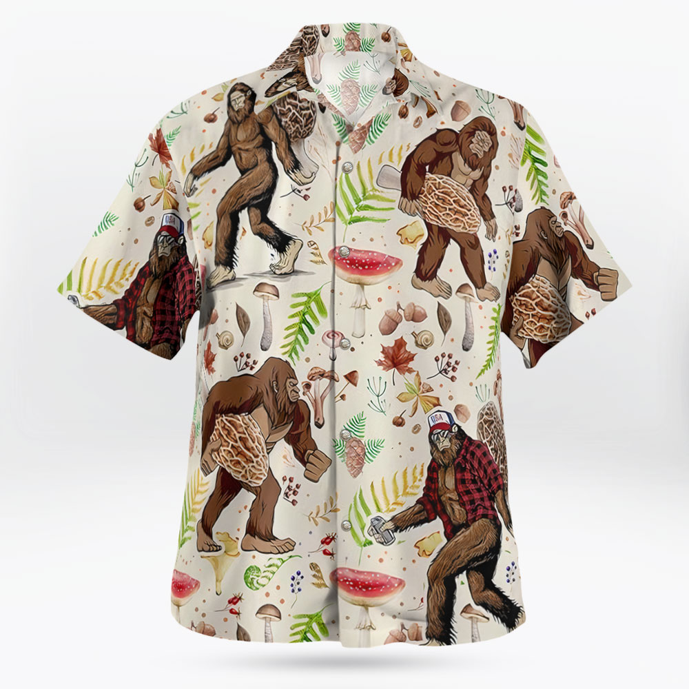 Sasquatch Hawaiian Shirt – Bigfoot Tropical Style for Summer 7 Sasquatch Hawaiian Shirt – Bigfoot Tropical Style for Summer
