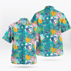 Stitch Pineapple Aloha Hawaiian Shirt