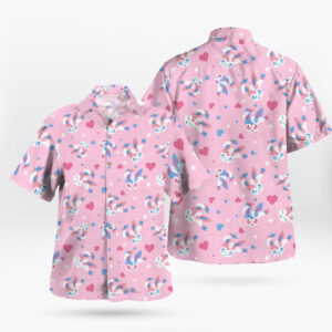 Sylveon Pattern Hawaiian Shirt