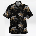 Tiger Palm Leaf Men's Hawaiian Shirts