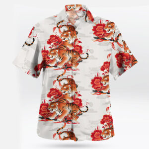Tiger Pattern Hawaiian Shirt – Bold Jungle Style Aloha Wear