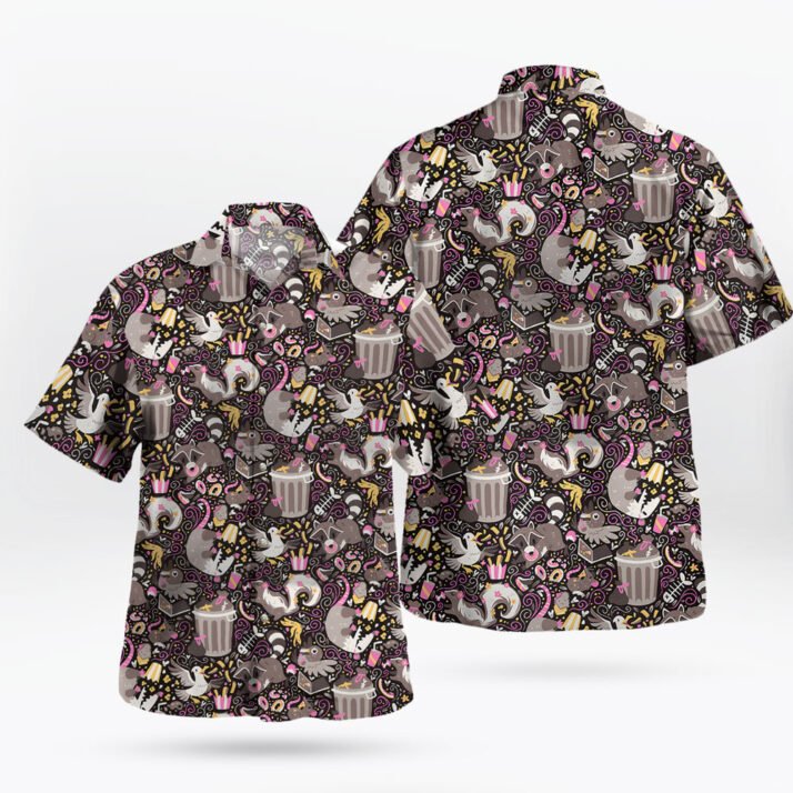 Trash Mammals Hawaiian Shirt