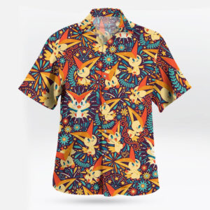 Victini Hawaiian Shirt – Victory Vibes Tropical Style