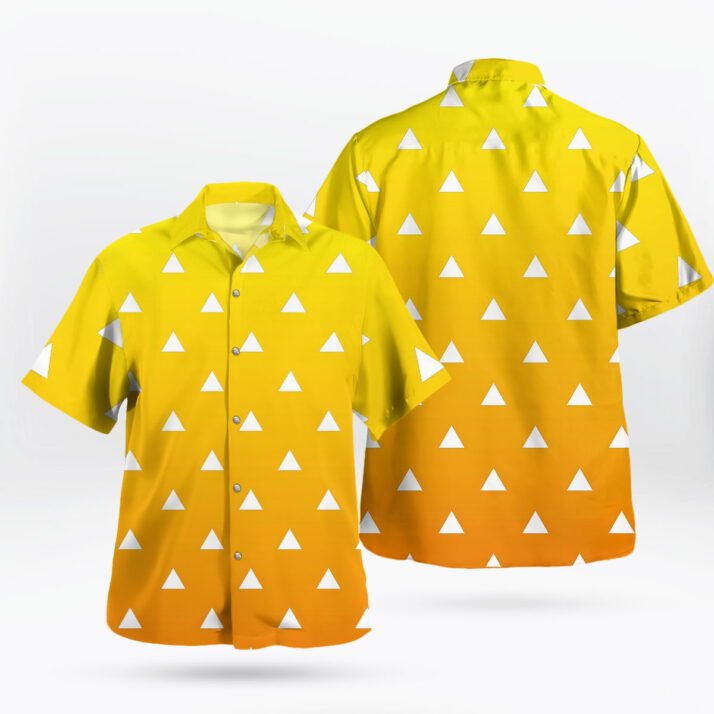 Zenitsu Agatsuma Demon Slayer Hawaiian Shirt