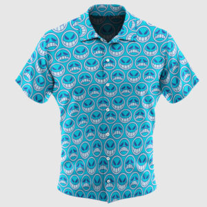 ACE Smiling Face Blue Hawaiian Shirt