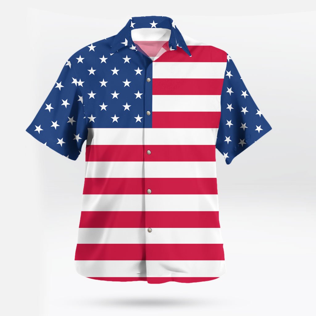 American Flag Short Sleeve Shirt 