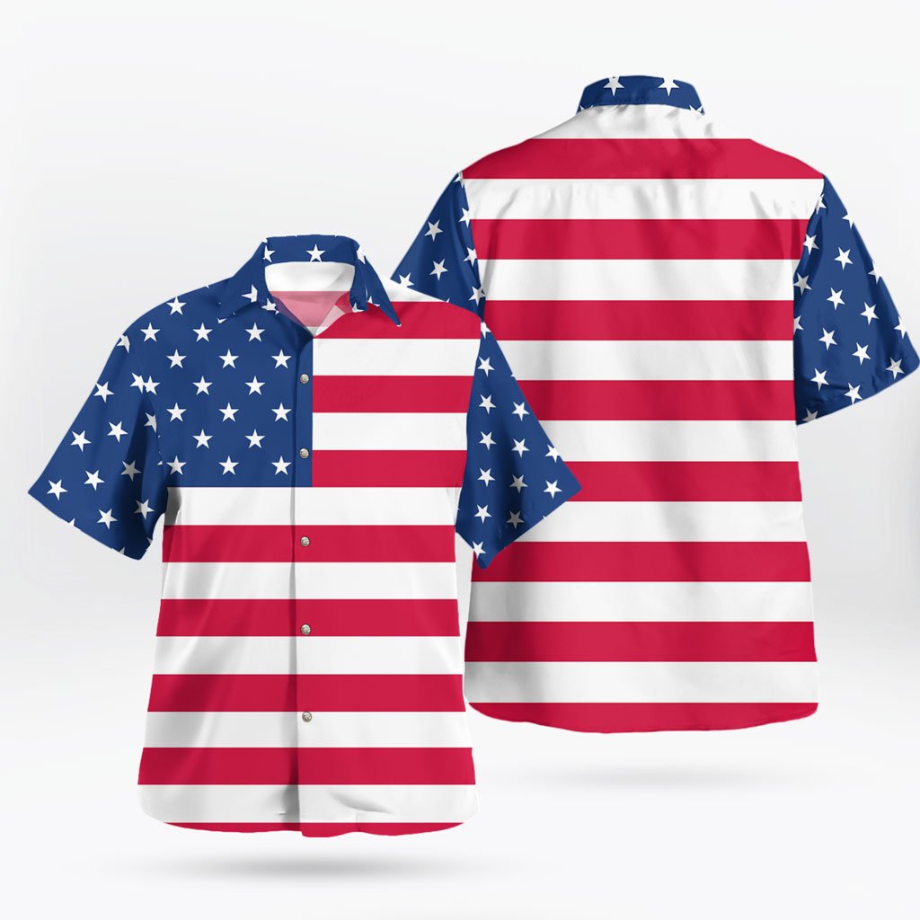 American Flag Short Sleeve Shirt 