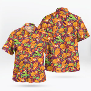 Trapinch Hawaiian Shirt – Pokémon-Inspired Tropical Button-Up for Fans