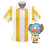 Chopper Cosplay Striped Shirt Anime Button-Up