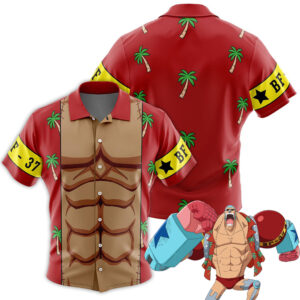 Franky BF-37 Muscle Cosplay Hawaiian Button-Up Shirt