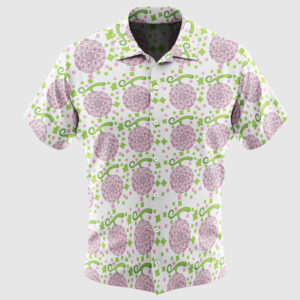 Hana Hana no Mi Floral Pattern Shirt – One Piece Devil Fruit Button-Up