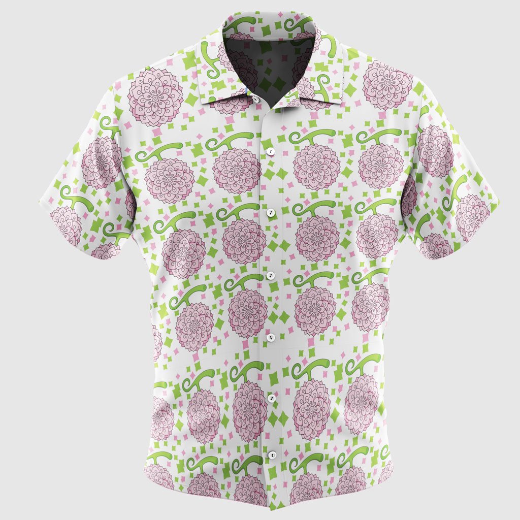 Hana Hana no Mi Floral Pattern Shirt – Nico Robin Devil Fruit Button-Up 6 Hana Hana no Mi Floral Pattern Shirt – One Piece Devil Fruit Button-Up