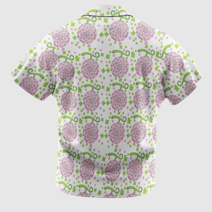 Hana Hana no Mi Floral Pattern Shirt – One Piece Devil Fruit Button-Up