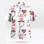 I Love USA Men's Hawaiian Shirt
